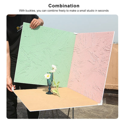 60 x 60cm Retro PVC Cement Texture Board Photography Backdrops Board(Soot Pink) - Camera Accessories by buy2fix | Online Shopping UK | buy2fix