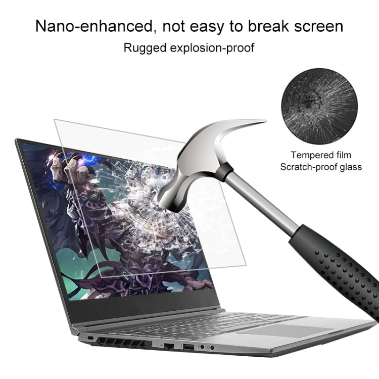 Laptop Screen HD Tempered Glass Protective Film For MECHREVO CODE 01 15.6 inch - Computer & Networking by buy2fix | Online Shopping UK | buy2fix