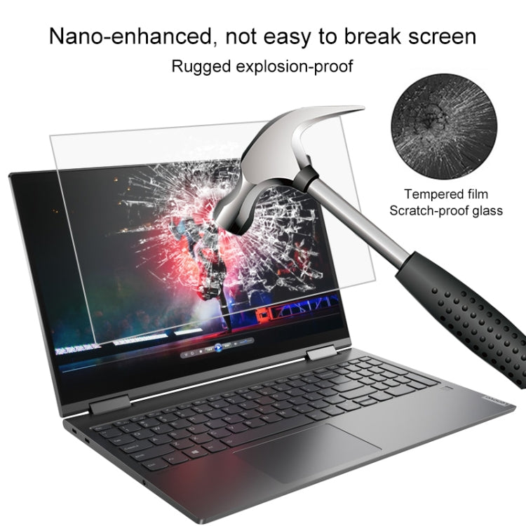 For Lenovo Yoga C740 15.6 inch Laptop Screen HD Tempered Glass Protective Film - Computer & Networking by buy2fix | Online Shopping UK | buy2fix