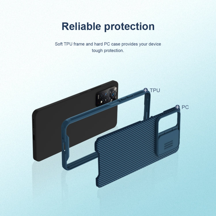 For Xiaomi Redmi Note 11 Pro Global / 11 Pro Global 5G / 11 Pro+ 5G India / 11E Pro 5G NILLKIN Black Mirror Pro Camshield PC Case (Black) - Redmi Note 11 Case by NILLKIN | Online Shopping UK | buy2fix