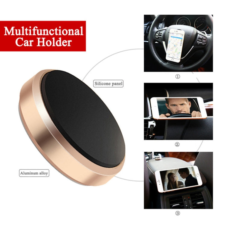 A8 Car Magnetic Phone Holder(Rose Gold) - In Car by buy2fix | Online Shopping UK | buy2fix