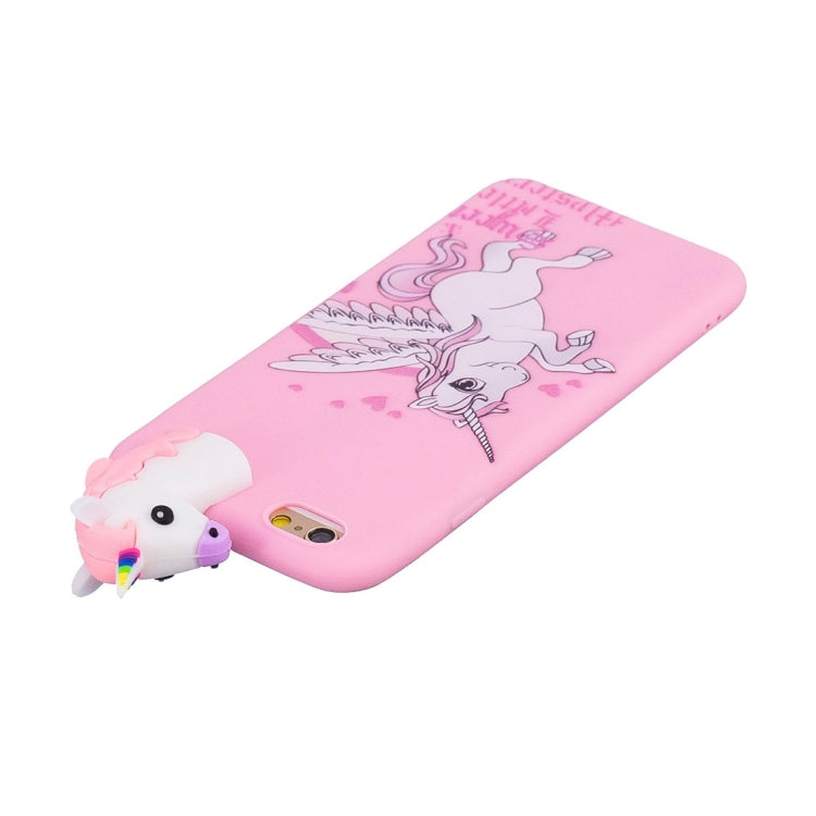 For iPhone 6 Shockproof Cartoon TPU Protective Case(Unicorn) - More iPhone Cases by buy2fix | Online Shopping UK | buy2fix