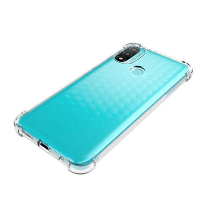 For Motorola Moto E20 / E30 / E40 Shockproof Non-slip Thickening TPU Phone Case(Transparent) - Motorola Cases by buy2fix | Online Shopping UK | buy2fix