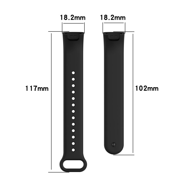 For Xiaomi Redmi Smart Band Pro Silicone Watch Band(Purple) - Watch Bands by buy2fix | Online Shopping UK | buy2fix