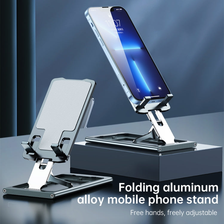 R-JUST HZ16 Slim Phone Desktop Holder(Far Peak Blue) - Desktop Holder by R-JUST | Online Shopping UK | buy2fix