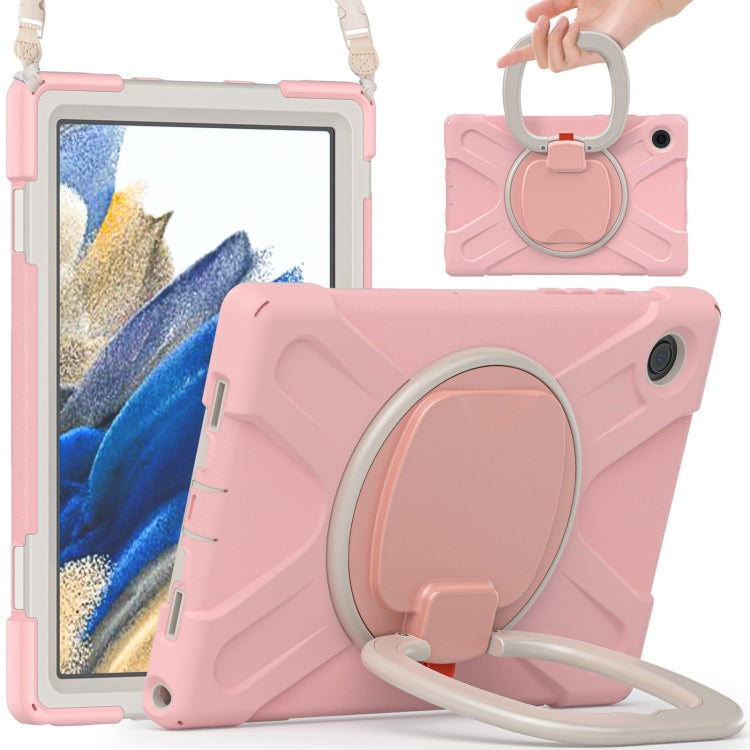 For Samsung Galaxy Tab A8 10.5 2021 Silicone + PC Tablet Case(Rose Gold) - Other Galaxy Tab PC by buy2fix | Online Shopping UK | buy2fix