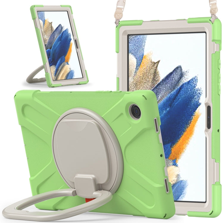 For Samsung Galaxy Tab A8 10.5 2021 Silicone + PC Tablet Case(Matcha Green) - Other Galaxy Tab PC by buy2fix | Online Shopping UK | buy2fix