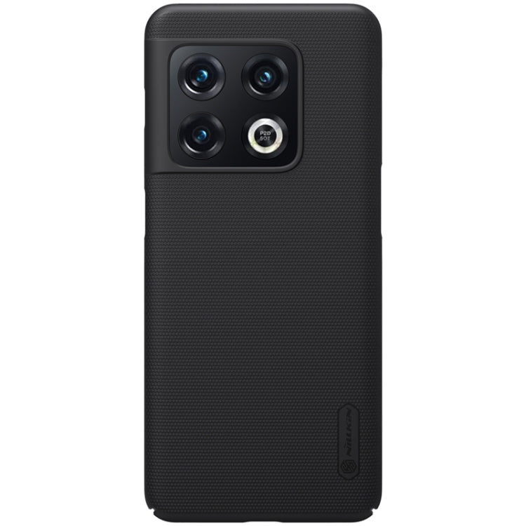 For OnePlus 10 Pro NILLKIN Frosted PC Phone Case(Black) - OnePlus Cases by NILLKIN | Online Shopping UK | buy2fix