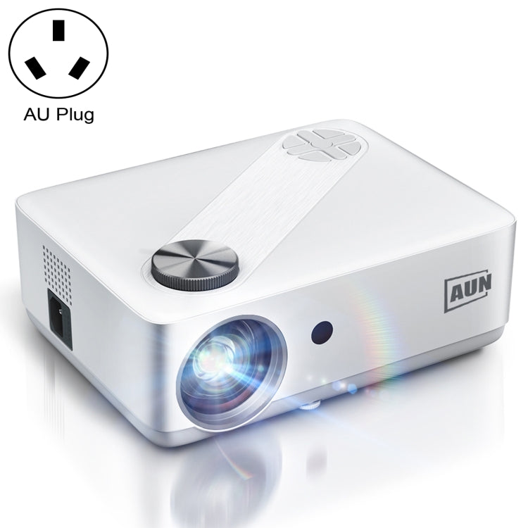 AUN AKEY8 1920x1080 6000 Lumens Portable Home Theater LED HD Digital Projector, Basic Version, AU Plug - Consumer Electronics by AUN | Online Shopping UK | buy2fix