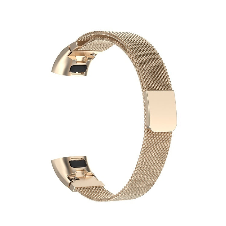 For  Huawei Band 3 & 4 Pro Milanese Strap(Champagne Gold) - Smart Wear by buy2fix | Online Shopping UK | buy2fix