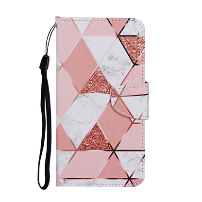 For Xiaomi Redmi 10C Colored Drawing Pattern Flip Leather Case(Marble) - Xiaomi Cases by buy2fix | Online Shopping UK | buy2fix