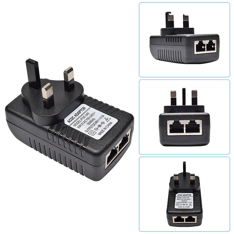 12V 1A Router AP Wireless POE / LAD Power Adapter(UK Plug) - Network Hardware by buy2fix | Online Shopping UK | buy2fix