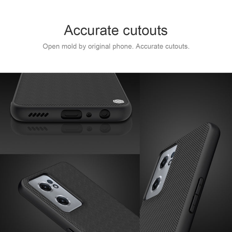 For OnePlus Nord CE 2 5G NILLKIN 3D Texture Nylon Fiber PC+TPU Phone Case(Black) - OnePlus Cases by NILLKIN | Online Shopping UK | buy2fix