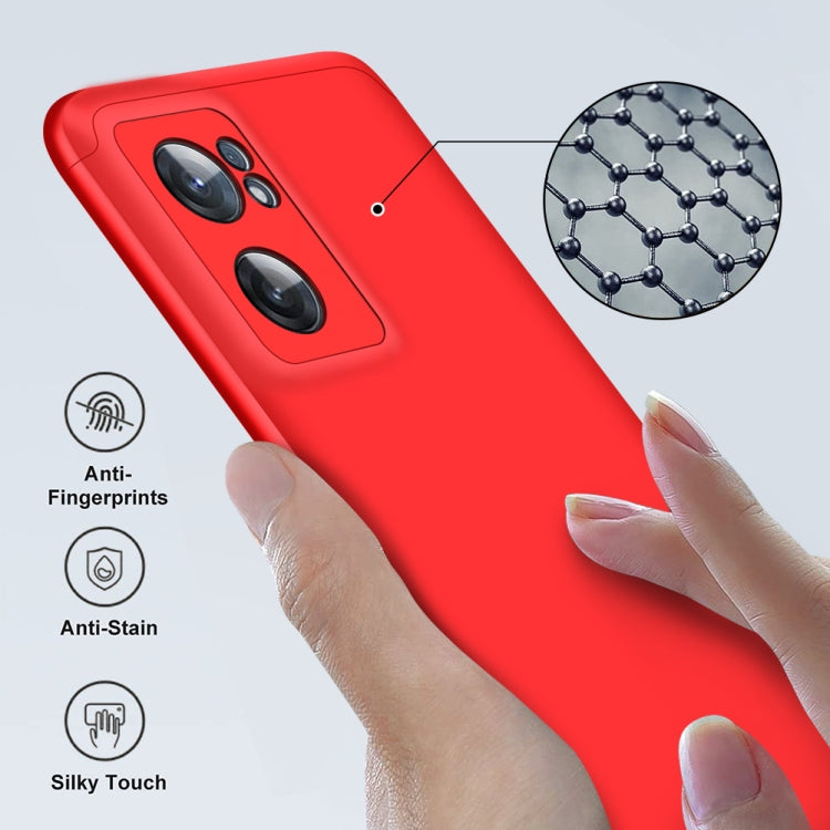 For OnePlus Nord CE 2 5G GKK Three Stage Splicing Full Coverage PC Case(Red) - OnePlus Cases by GKK | Online Shopping UK | buy2fix