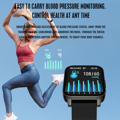 Rogbid Rowatch 2 1.69 inch TFT Screen Smart Watch, Support Blood Pressure Monitoring/Sleep Monitoring(Grey) - Smart Wear by Rogbid | Online Shopping UK | buy2fix