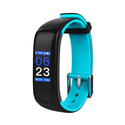 P1 Plus 0.96 inch TFT Color Screen Smart Wristband, Support Blood Pressure Monitoring/Heart Rate Monitoring(Blue) - Smart Wear by buy2fix | Online Shopping UK | buy2fix