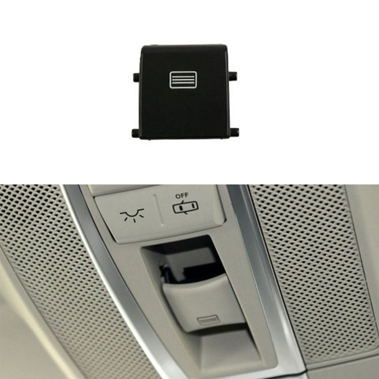 Car Dome Light Button Sunroof Window Switch Button for Mercedes-Benz W166 / W292 2012-, Left Driving, Style:Flat(Black) - In Car by buy2fix | Online Shopping UK | buy2fix