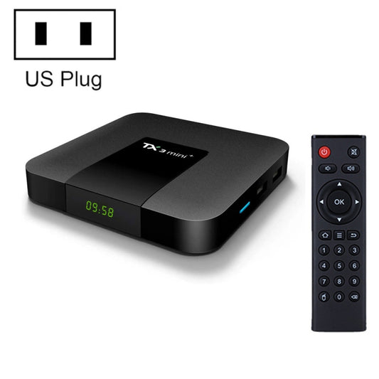 TX3 mini+  Android 11.0 Smart TV Box, Amlogic S905W2 Quad Core, Memory:4GB+32GB, 2.4GHz / 5GHz WiFi(US Plug) - Consumer Electronics by buy2fix | Online Shopping UK | buy2fix