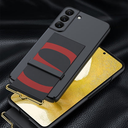 For Samsung Galaxy S22 5G GKK Ultra-thin Wristband Holder Phone Case(Carbon Fiber) - Galaxy S22 5G Cases by GKK | Online Shopping UK | buy2fix