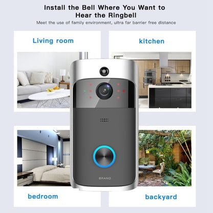 M3 720P Smart WIFI Ultra Low Power Video Visual Doorbell With Ding Dong Version(UK Plug) - Security by buy2fix | Online Shopping UK | buy2fix