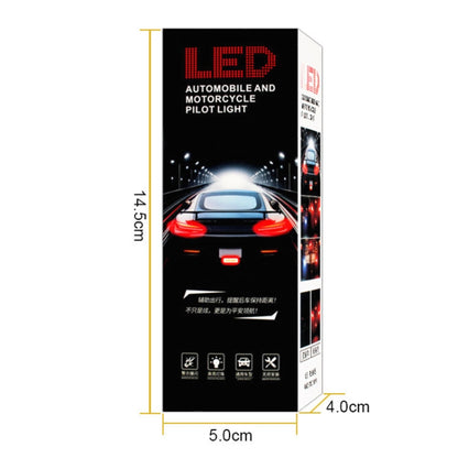 2 PCS Truck modified 40LED Two-color Running Water Turn Signal Light(Red White) - In Car by buy2fix | Online Shopping UK | buy2fix