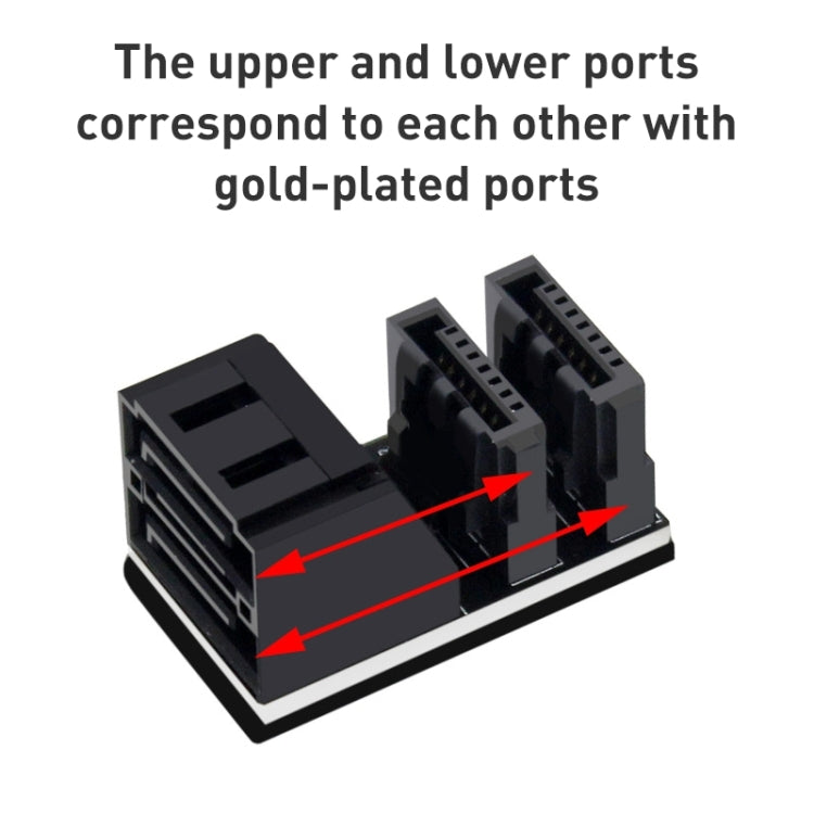 5 PCS Motherboard SATA 7Pin Dual Interface, Model:PH572 90 Degree - Others by buy2fix | Online Shopping UK | buy2fix