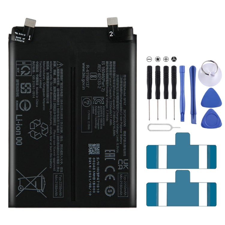 BP47 4500mAh For Xiaomi Redmi Note 11 Pro+ 5G Li-Polymer Battery Replacement - For Xiaomi by buy2fix | Online Shopping UK | buy2fix