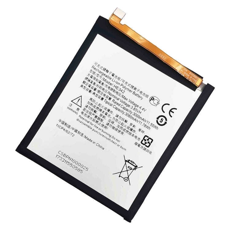 HE342 3060 mAh Li-Polymer Battery Replacement For Nokia 5.1 Plus / X5 / 6.1 Plus / X6 - For Nokia by buy2fix | Online Shopping UK | buy2fix