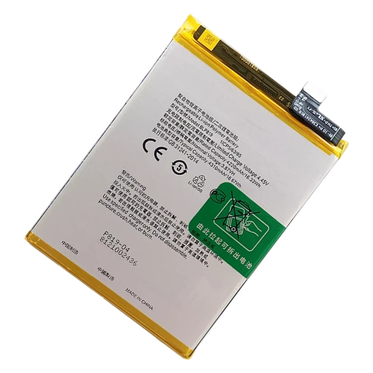 BLP819 4310 mAh Li-Polymer Battery Replacement For OPPO Reno5 4G/Reno5 Z/Reno5 Lite - For OPPO by buy2fix | Online Shopping UK | buy2fix