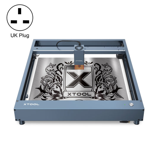 XTOOL D1 Pro-10W High Accuracy DIY Laser Engraving & Cutting Machine, Plug Type:UK Plug(Metal Gray) - DIY Engraving Machines by XTOOL | Online Shopping UK | buy2fix