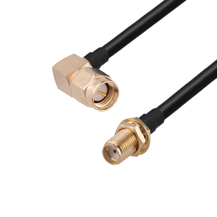 SMA Male Elbow to SMA Female RG174 RF Coaxial Adapter Cable, Length: 30cm - Connectors by buy2fix | Online Shopping UK | buy2fix