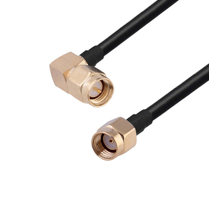 SMA Male Elbow to PR-SMA Male RG174 RF Coaxial Adapter Cable, Length: 50cm - Connectors by buy2fix | Online Shopping UK | buy2fix