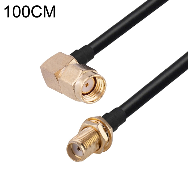 PR-SMA Male Elbow to SMA Female RG174 RF Coaxial Adapter Cable, Length: 1m - Connectors by buy2fix | Online Shopping UK | buy2fix