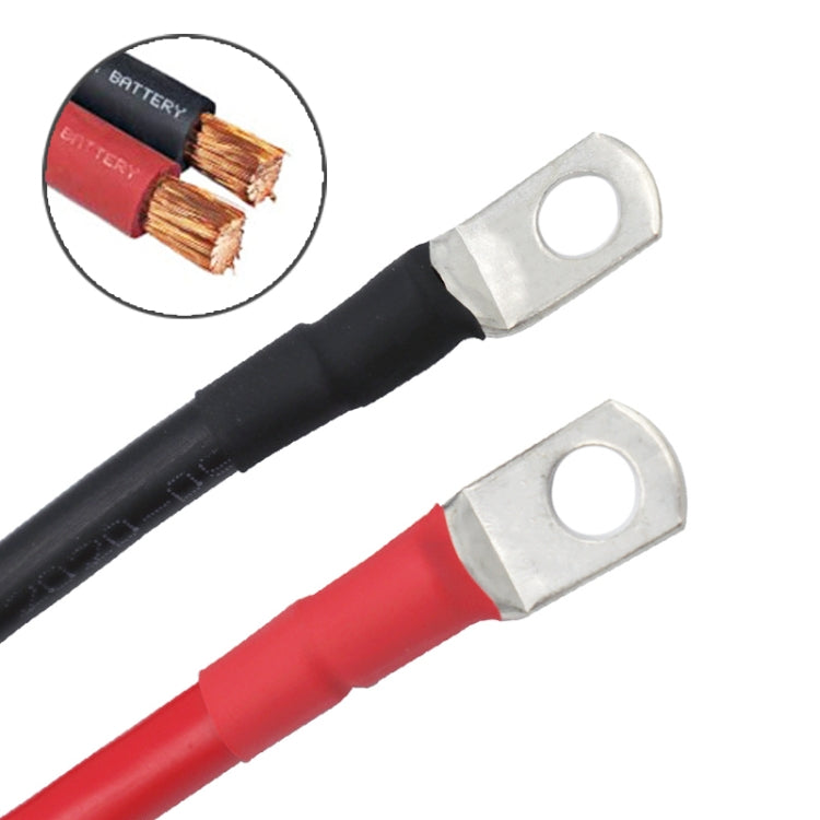 6AWG 25-8 Car 50cm Red + Black Pure Copper Battery Inverter Cable - In Car by buy2fix | Online Shopping UK | buy2fix