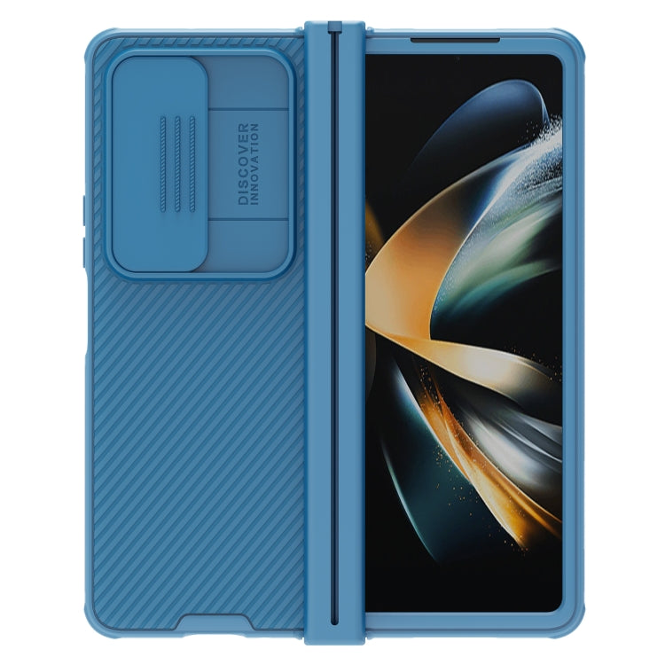 For Samsung Galaxy Z Fold4 NILLKIN Black Mirror Pro Series Camshield PC Phone Case, Simple Set (Blue) - Galaxy Z Fold4 5G Cases by NILLKIN | Online Shopping UK | buy2fix