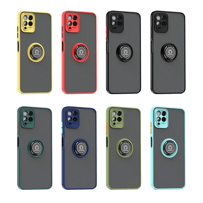 For T-Mobile REVVL 6 Pro 5G Q Shadow 1 Series TPU + PC Phone Case with Ring(Green) - More Brand by buy2fix | Online Shopping UK | buy2fix