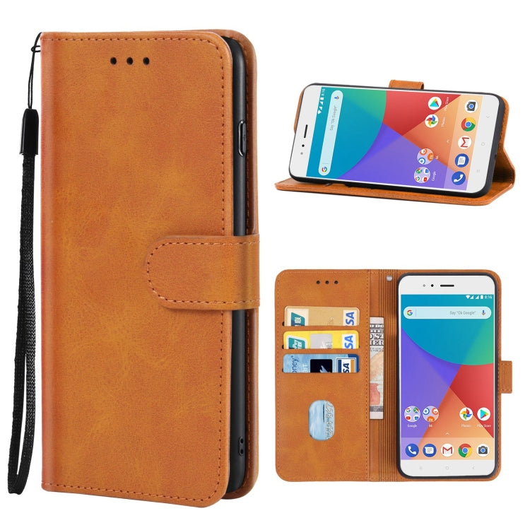 For Xiaomi A1 Leather Phone Case(Brown) - Xiaomi Cases by buy2fix | Online Shopping UK | buy2fix