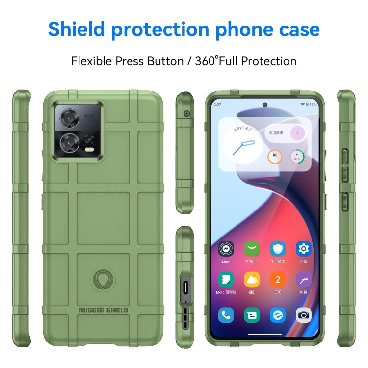 For Motorola Edge 30 Fusion Full Coverage Shockproof TPU Case(Green) - Motorola Cases by buy2fix | Online Shopping UK | buy2fix