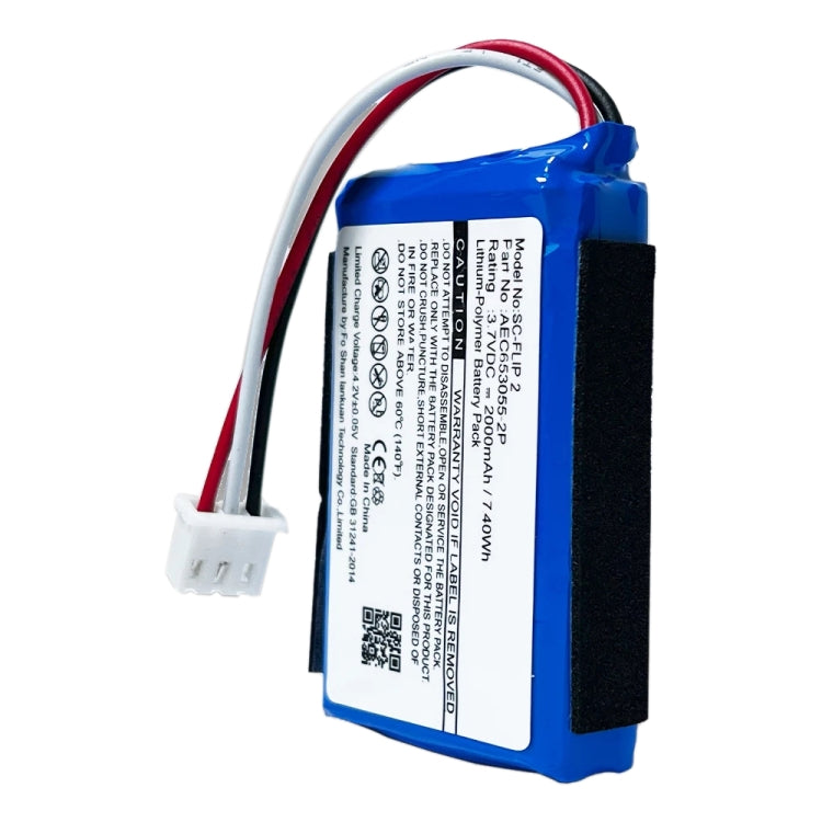 For JBL Flip 2 2013/Flip II Original AEC653055-2P Battery Replacement - Others by buy2fix | Online Shopping UK | buy2fix