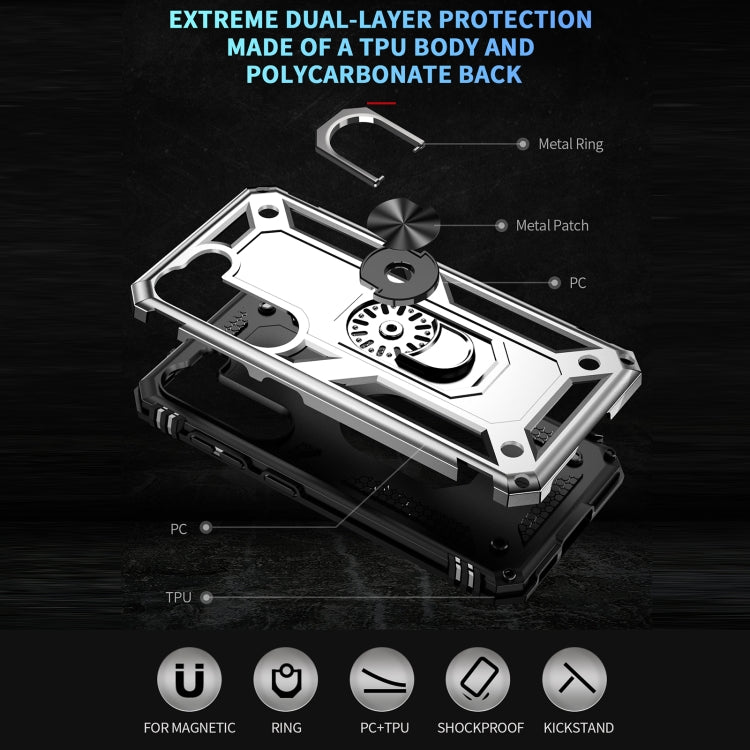 For Samsung Galaxy S23+ 5G Shockproof TPU + PC Phone Case(Silver) - Galaxy S23+ 5G Cases by buy2fix | Online Shopping UK | buy2fix