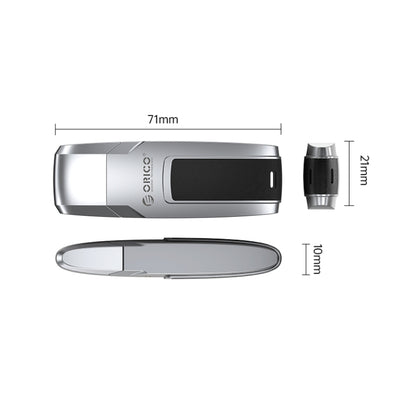 ORICO USB Solid State Flash Drive, Read: 520MB/s, Write: 450MB/s, Memory:256GB, Port:Type-C(Silver) - USB Flash Drives by ORICO | Online Shopping UK | buy2fix