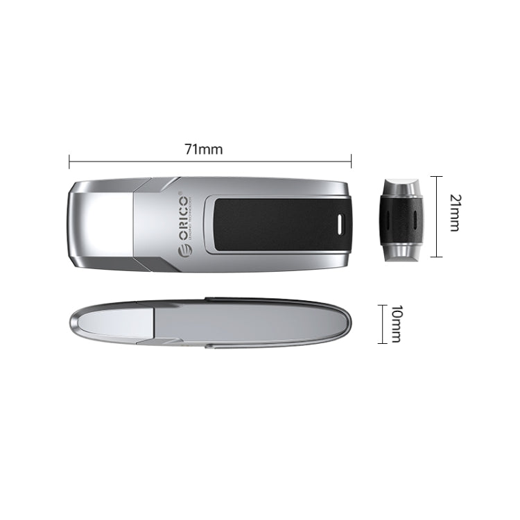 ORICO USB Solid State Flash Drive, Read: 520MB/s, Write: 450MB/s, Memory:1TB, Port:USB-A(Silver) - USB Flash Drives by ORICO | Online Shopping UK | buy2fix