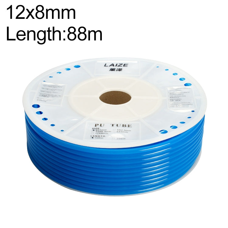 LAIZE Pneumatic Compressor Air Flexible PU Tube, Specification:12x8mm, 88m(Blue) -  by LAIZE | Online Shopping UK | buy2fix