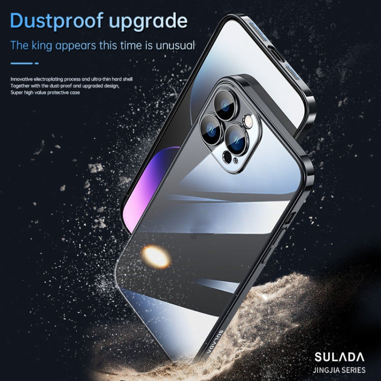 For iPhone 14 Pro SULADA Hard PC Shockproof Phone Case(Silver) - iPhone 14 Pro Cases by SULADA | Online Shopping UK | buy2fix