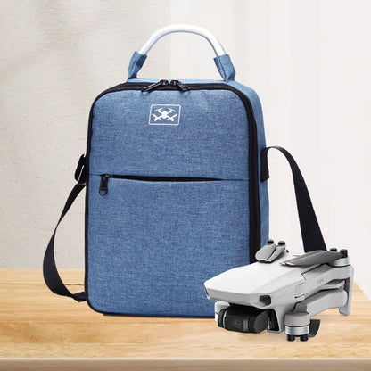 For DJI Mini SE Shockproof Single Shoulder Storage Carrying Case Box Bag, Size: 31 x 23 x 10cm(Blue + Black Liner) - Carry Cases & Bags by buy2fix | Online Shopping UK | buy2fix