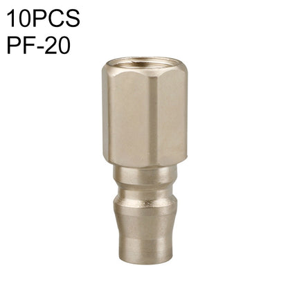 LAIZE PF-20 10pcs C-type Self-lock Pneumatic Quick Fitting Connector - Interface Series by LAIZE | Online Shopping UK | buy2fix