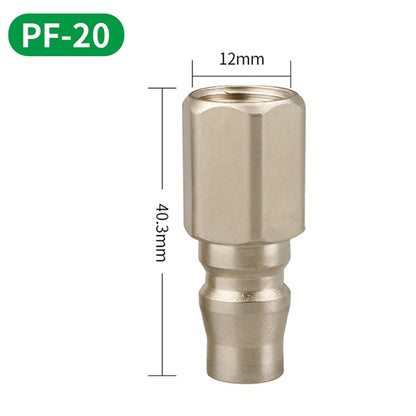 LAIZE PF-20 10pcs C-type Self-lock Pneumatic Quick Fitting Connector - Interface Series by LAIZE | Online Shopping UK | buy2fix