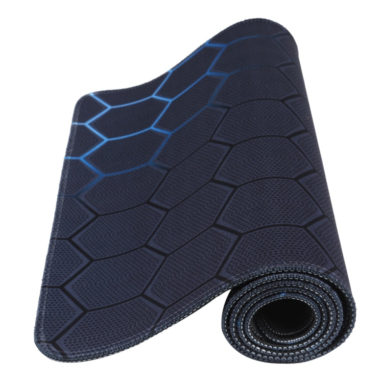 Anti-Slip Rubber Cloth Surface Game Mouse Mat Keyboard Pad, Size:80 x 30 x 0.2cm(Blue Honeycomb) - Mouse Pads by buy2fix | Online Shopping UK | buy2fix