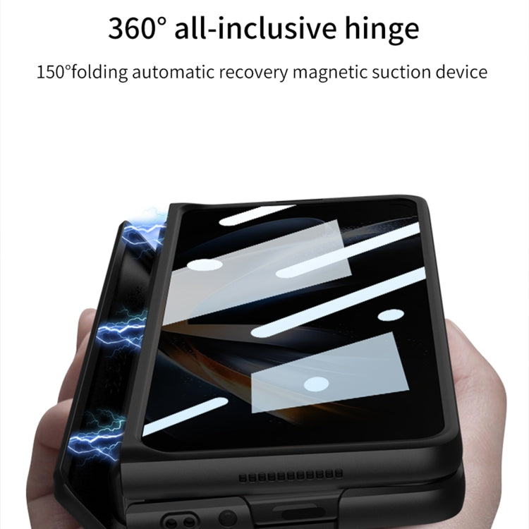 For Samsung Galaxy Z Fold4 GKK Magnetic Fold Full Coverage Anti Peep Phone Case(Gold) - Galaxy Z Fold4 5G Cases by GKK | Online Shopping UK | buy2fix