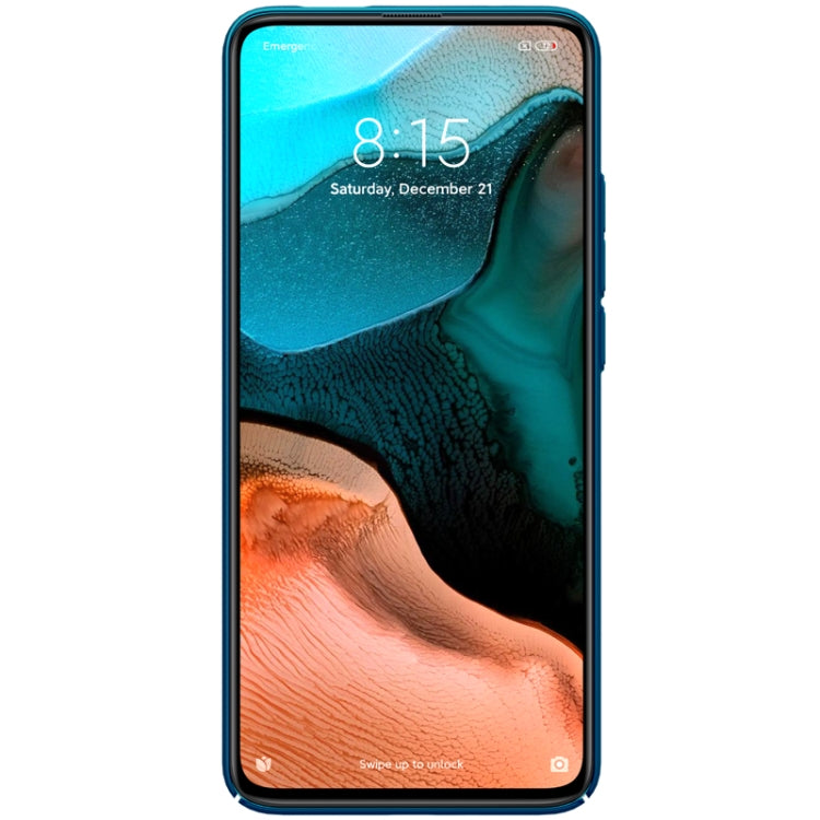 For Xiaomi Redmi K30 Pro NILLKIN Frosted Concave-convex Texture PC Protective(Blue) - Xiaomi Cases by NILLKIN | Online Shopping UK | buy2fix